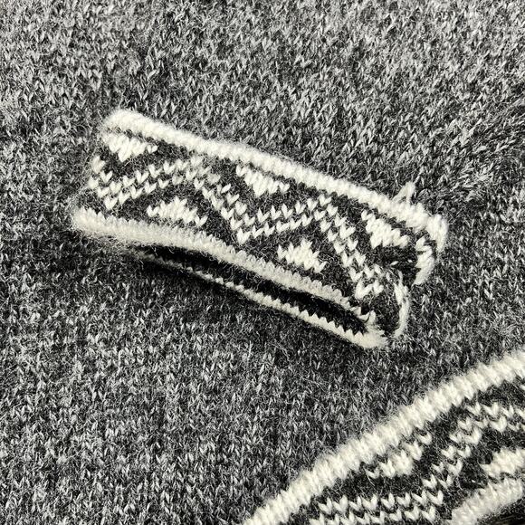 Peruvian Alpaca Wool Hooded Pullover Sweater Womens S/M Boho Aztec Gorp Soft - Picture 9 of 12